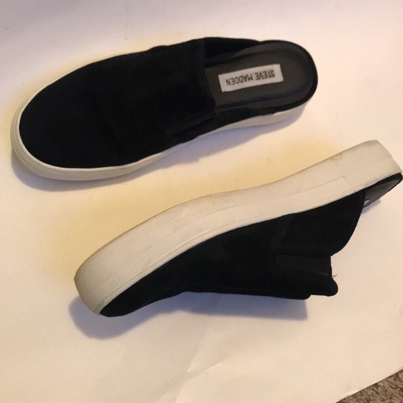 Steve Madden slip on leather upper shoes size women’s 9.5M fabulous condition - Picture 5 of 8